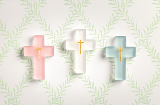 Colorful Painted Resin Cross