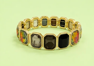 Simone Bracelet Black + Tan