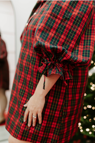 Merry Little Plaid Dress