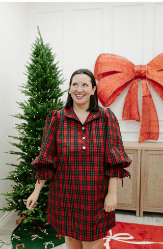 Merry Little Plaid Dress