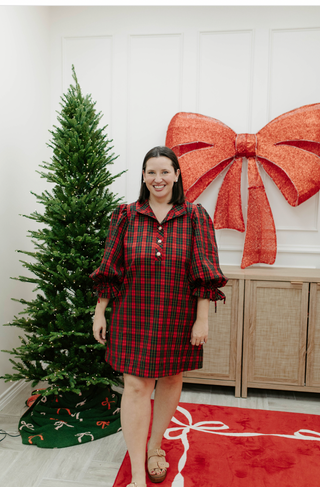 Merry Little Plaid Dress