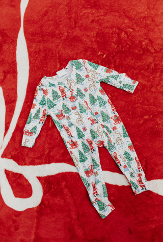 Annie Pajama - Tidings + Toile - Zipper Onesie