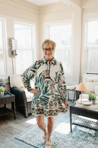 Falling In Love Dress - Olive