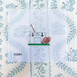 Tailgating Cooler w/ Football Canvas
