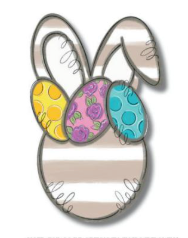 DK Designs: Stripe Bunny Mini Attachment