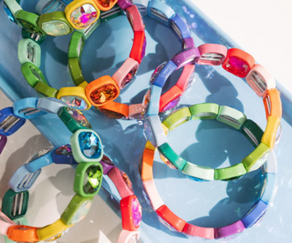 Gemstone Crystal Bracelet - Rainbow
