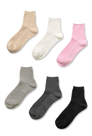 Weekend Favorite Ribbed Crew Sock