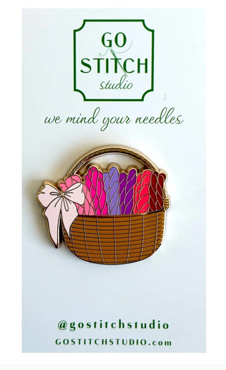 Needlepoint Basket Needle Minder