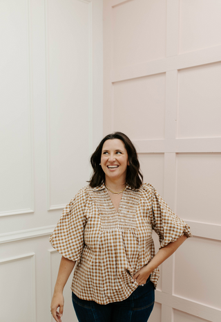 The Maggie Top - Brown