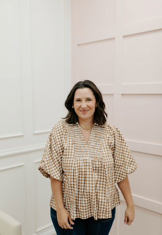 The Maggie Top - Brown
