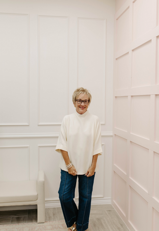 The Maren Top - Cream