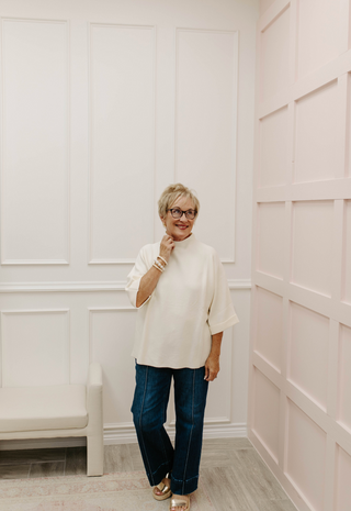 The Maren Top - Cream