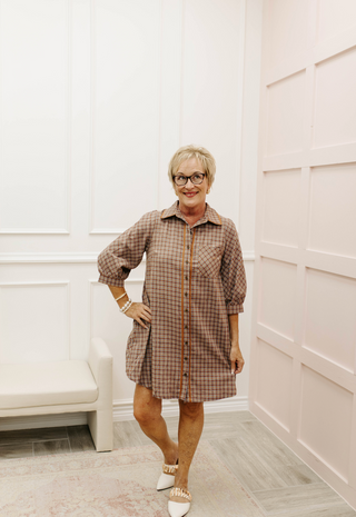 The Aspen Plaid Dress