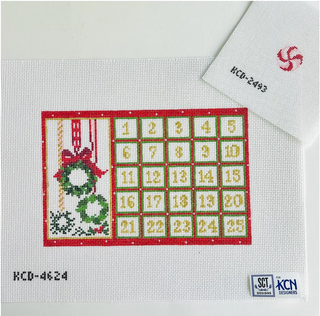 Tiny Advent Calendar with Peppermint Piece