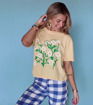 Daisy Crop Tee