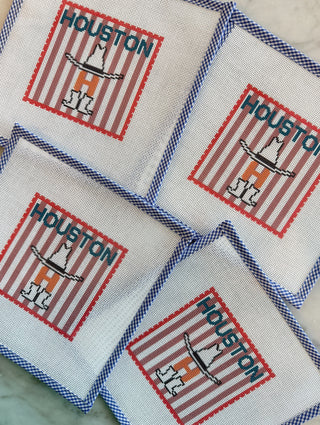 Houston Rodeo Stamp Canvas