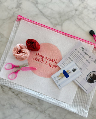 Shop Small, Stitch Happy Canvas