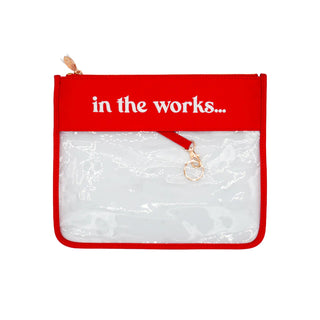 Tiny In The Works Project Bag - Cherry