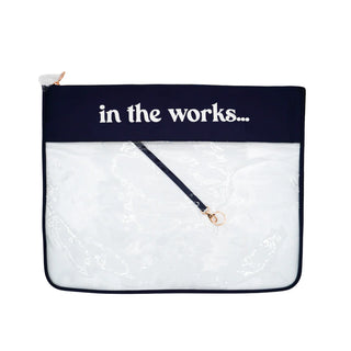 Extra Large In The Works Project Bag - Navy