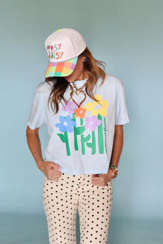 No Rain, No Flowers Cropped Tee