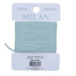 Milan Card - 2668 Aqua