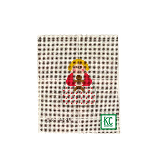 Angel with Gingerbread Man Printed Canvas