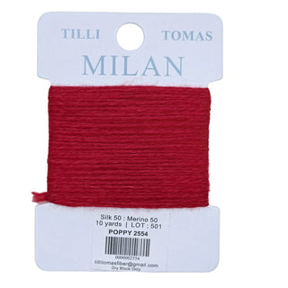 Milan Card - 2554 Poppy