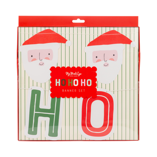 HOH1303 - Ho Ho Ho Santa Paper Banner Set