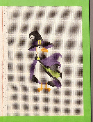 Halloween Goose Needlepoint Canvas
