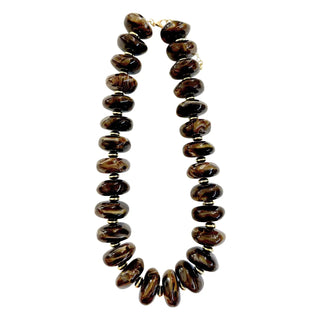 Randi Beaded Necklace - Chocolate