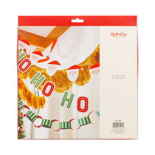 HOH1303 - Ho Ho Ho Santa Paper Banner Set