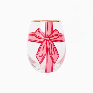 Wine Glass - Peppermint Present