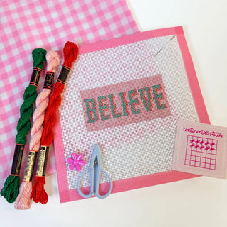 Believe Needlepoint Kit
