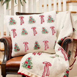 Square Pillow Traditional Tree