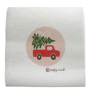 Christmas Truck Canvas
