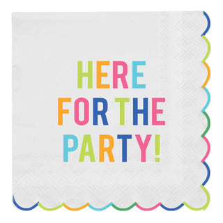 Cocktail Napkin - Here For The Party