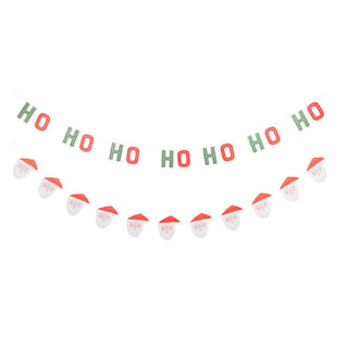 HOH1303 - Ho Ho Ho Santa Paper Banner Set