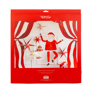 BEC1306 - Hanging Santa Decoration 3.5ft