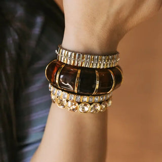 Bedelia Crystal Cuff Bracelet