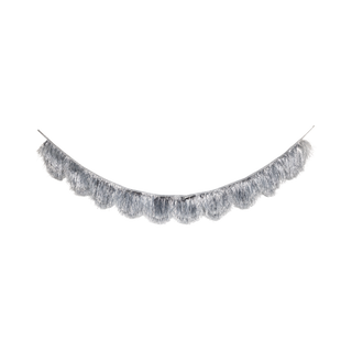 NYE1302 - Silver Mylar Fringe Double Banner