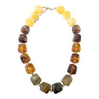 Charlotte Beaded Necklace - Tortosise Mix