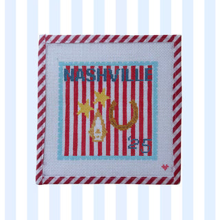 Nashville Stamp Canvas