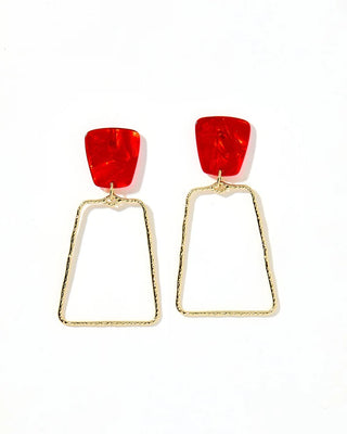 DOORBUSTER: Kaelyn Earring - Pearlized Red