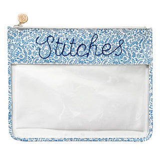 Large Printed Stitches Project Bag - Paisley