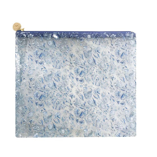 Needlepoint Print Clear Project Bag - Large