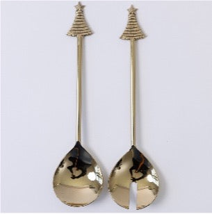 Salad Server Set - Tree