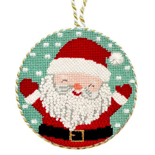 Santa In The Snow Canvas