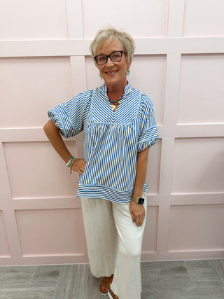 The Only Way Striped Top