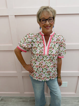 Blushing Bouquet Top