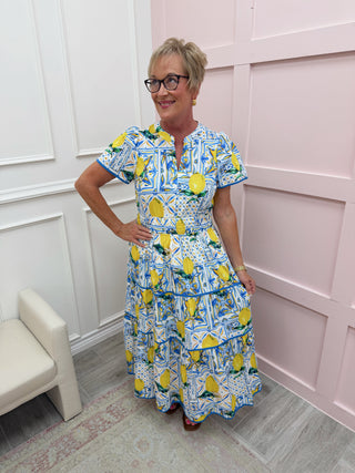 Amalfi Lemon Dress